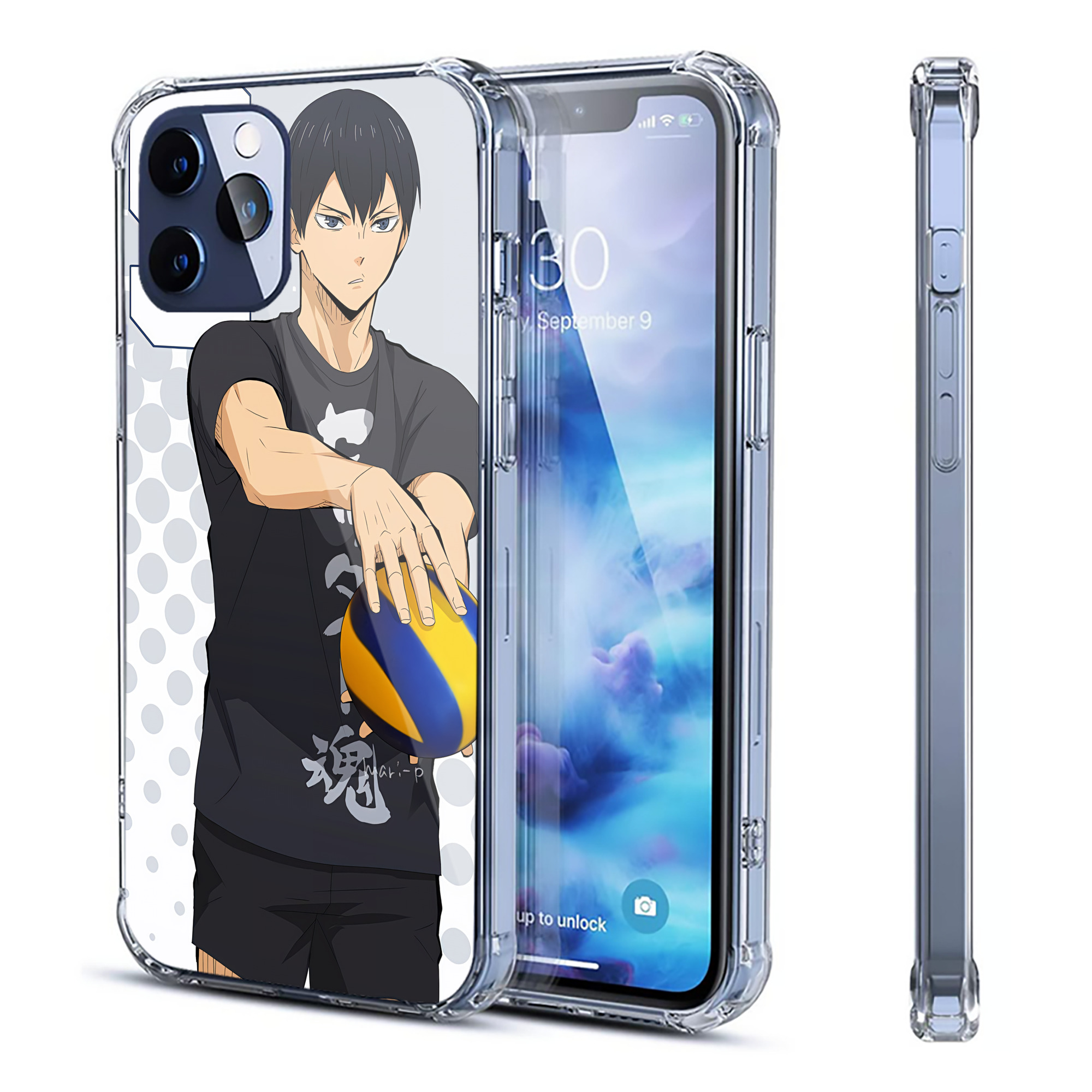（画像用） ハイキュー!! Haikyu!! 【iPhone 12シリーズ対応】透明スマホケース（クリアソフトケース）